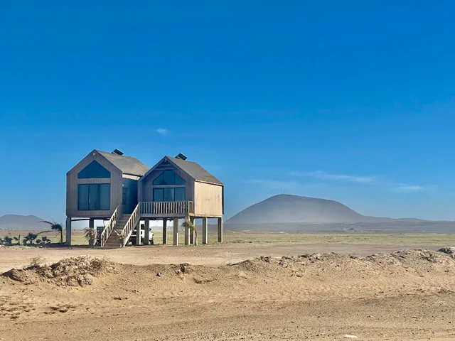 Cabañas valle volcanico
