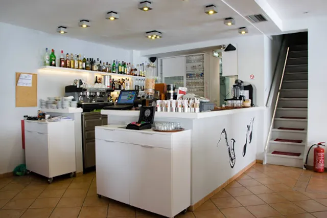 Summertime cafe and bar