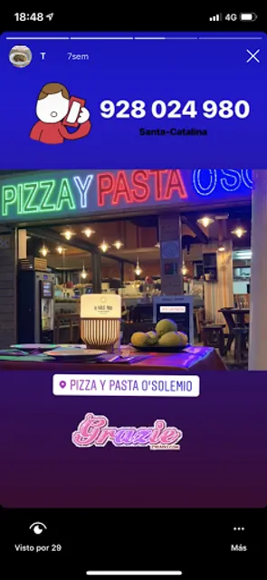 O sole Mío Santa Catalina