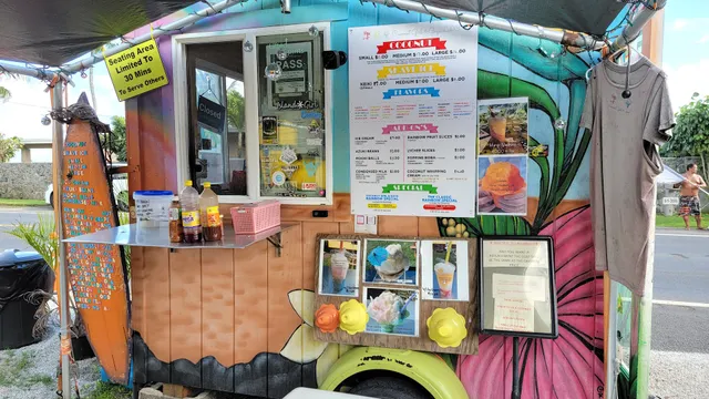 Great Cold Coconuts and shaved ice