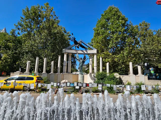 Liberty Square Interactive Fountain