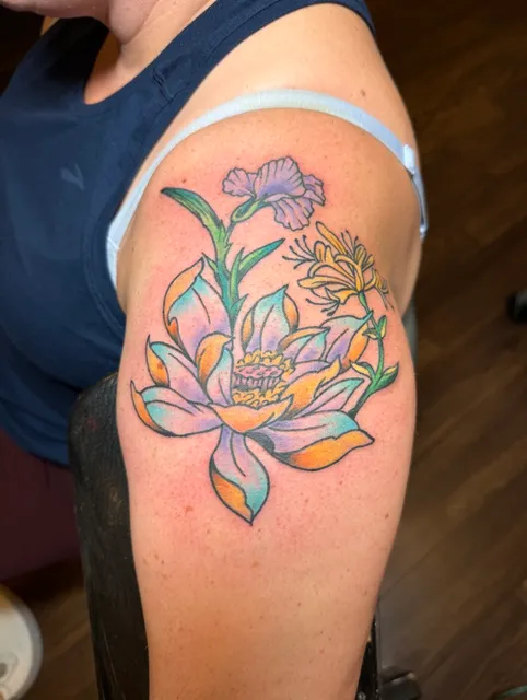 Electric Lotus Tattoo
