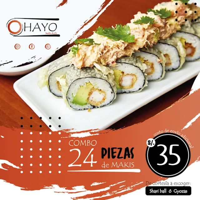OHAYO SUSHI ROLLS