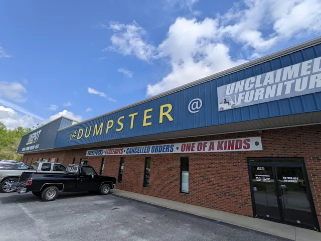 The Dumpster at Unclaimed Furniture