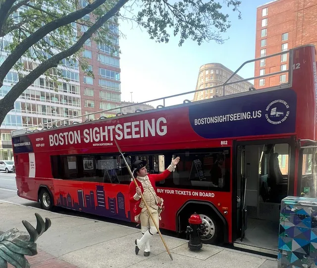 Boston Sightseeing Open-Top City Sightseeing Bus