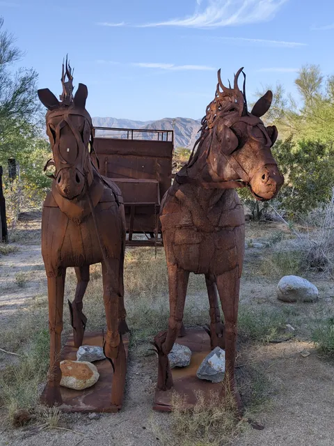 Sky Art Desert Sculpture: Stage Coach
