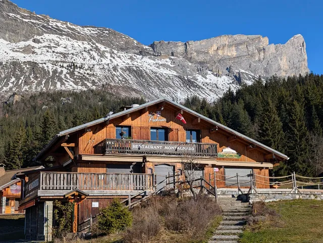 Natural campsite and motorhome location of Passy Plaine Joux