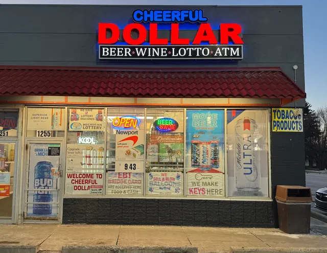 Cheerful Dollar Beer & wine