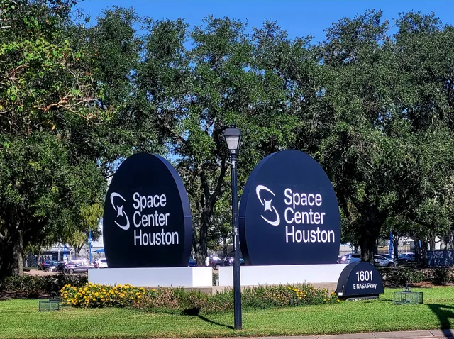 Space Center Houston Sign