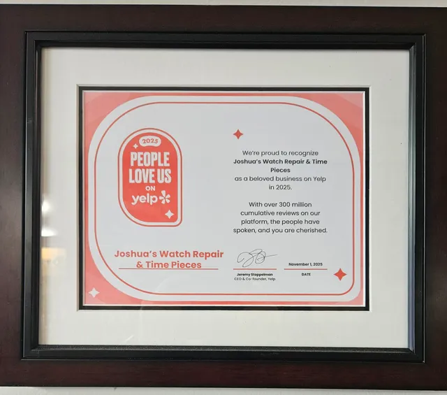 Joshua's Watch Repair & Time Pieces