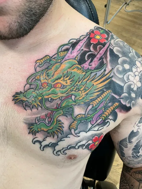 Rising Dragon Tattoos