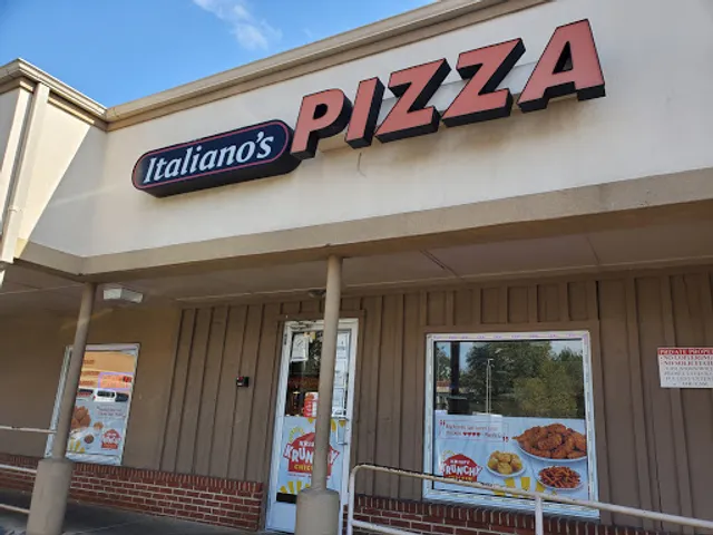 Italiano's pizza and wings, and fried chicken