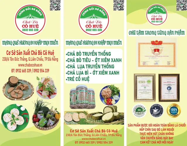 chả bò Đà Nẵng - Cô Huệ