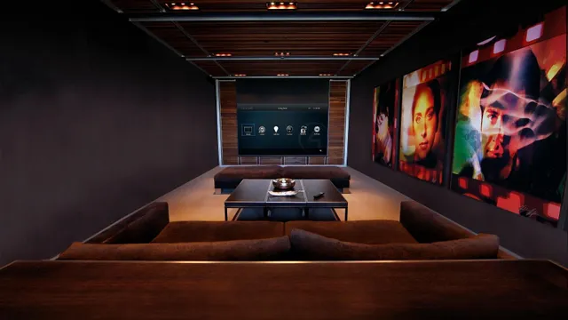 Media Controlled Home Cinema Installation