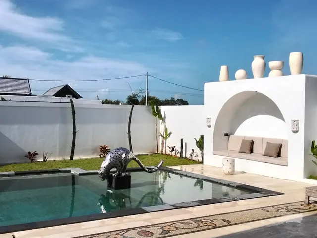 villa maison blanche