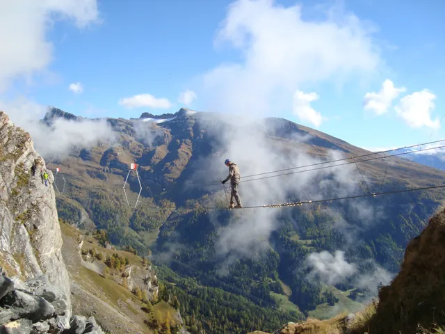 Erlebnisklettersteig Gemmi Leukerbad