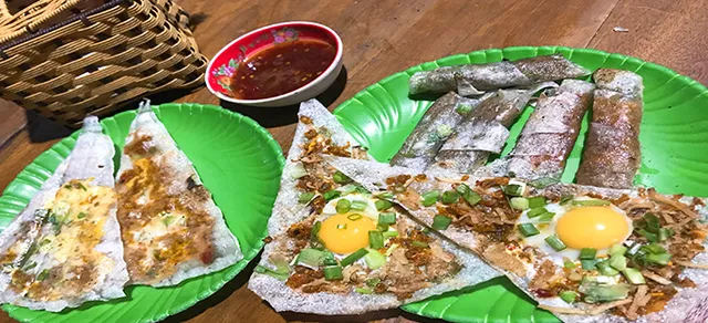 Bánh tráng kẹp dì Sương