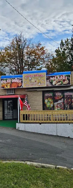 Three Pierogi Polish Take Out And Gyro