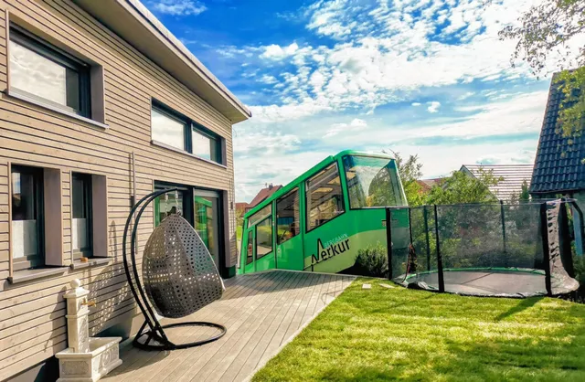 Ferienhaus mit Bergbahn