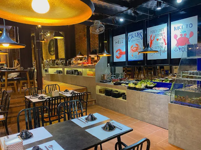 Hoian Seafood Buffet & Alacarte - Buffet hải sản Hội An - 해산물 뷔페 - 海鲜自助餐 - шведский стол с морепродуктами - บุฟเฟ่ต์อาหารทะเล
