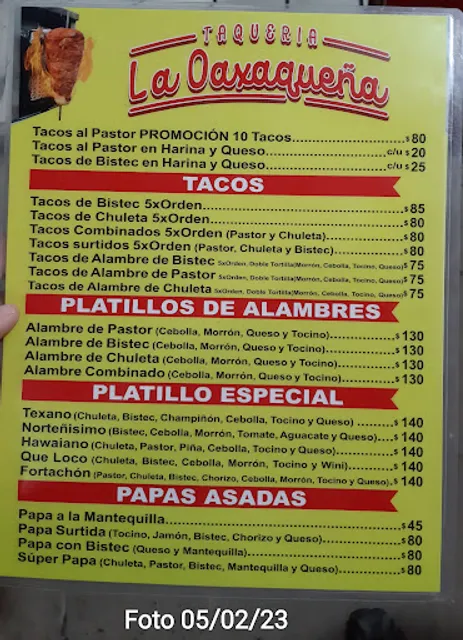 Taquería "La Oaxaqueña"