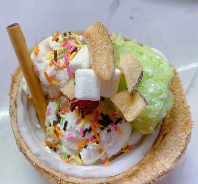 Kem xôi dừa nhà Gạo