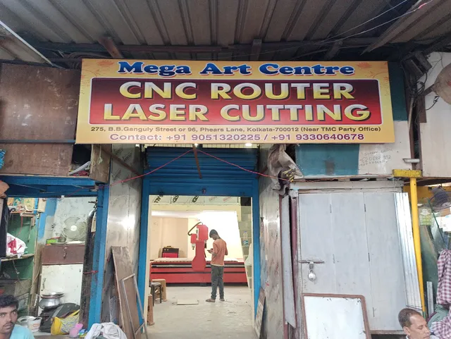 Mega Art Centre: CNC Router and Laser Cutting