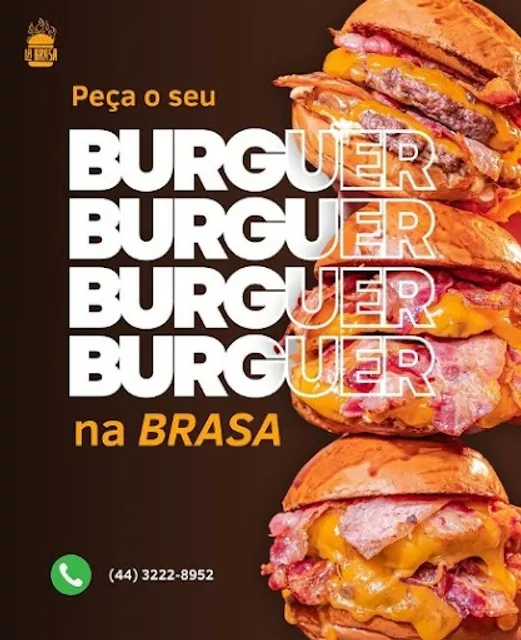 La Brasa Burger | Hamburgueria | Zona 7 - Maringá - Pr