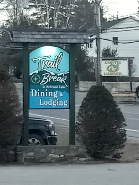 Trail Break at Schroon Lake