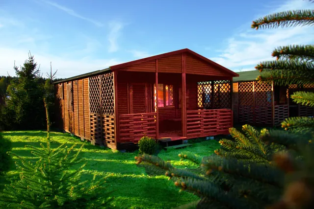 Rusinowo Domki - Sunset - Drewniane domki letniskowe to wspaniałe wczasy nad morzem