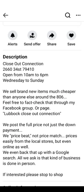 Close Out Connection