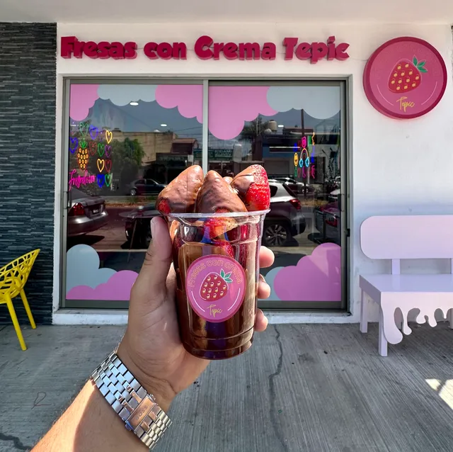 Fresas con crema Tepic