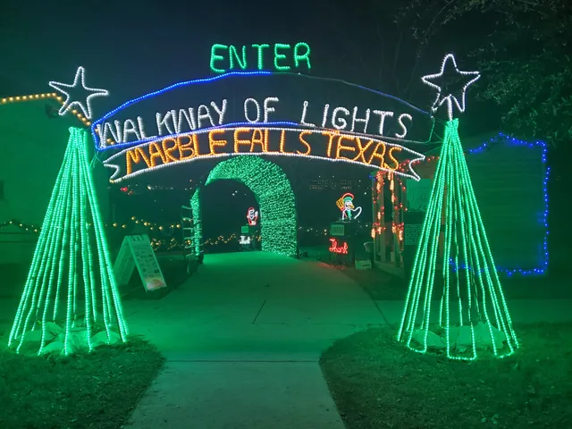 Marble Falls Walkway of Lights