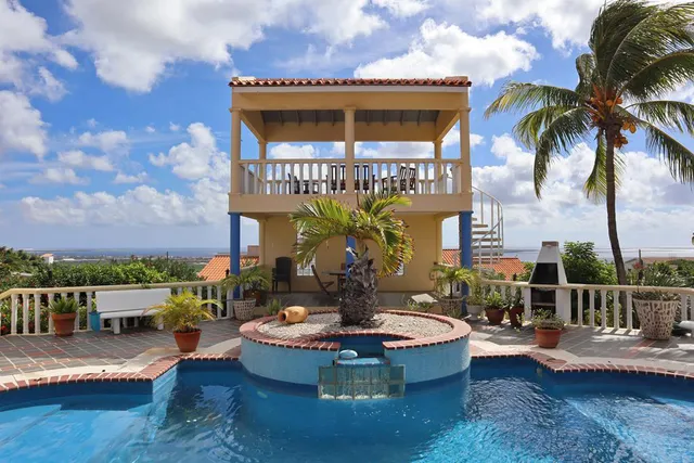 Villa "La Pura Vista Bonaire" Unique, Privat, Pool Panoramic Sea view