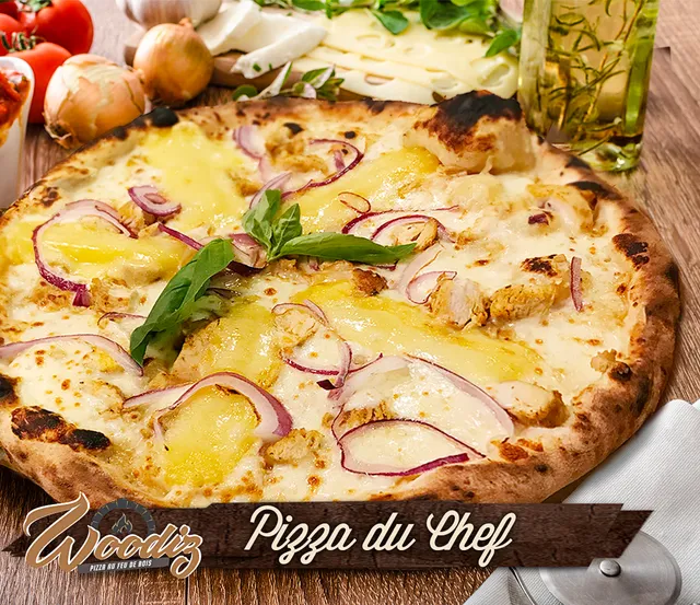 Woodiz Versailles pizza au feu de bois