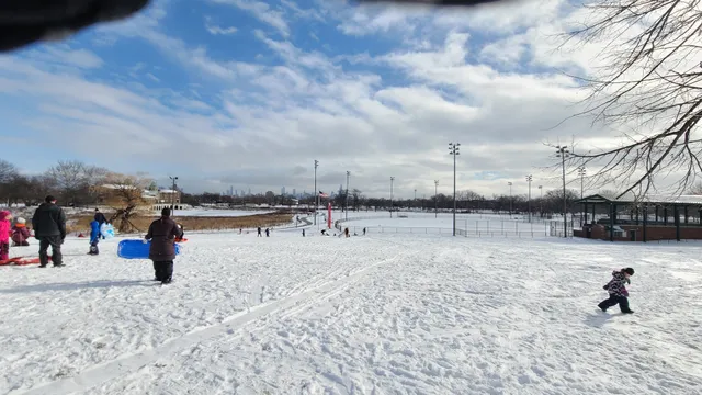 Humboldt Park Sledding Hill Bunker Hill