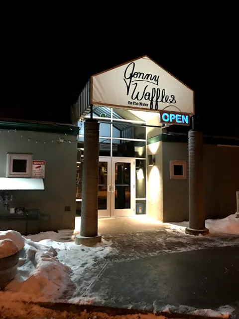 Jonny Waffles on the water