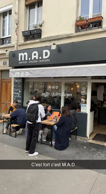 M.A.D Waffles Chicken Burgers
