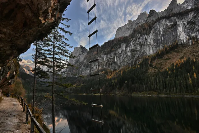 Laserer alpin Klettersteig