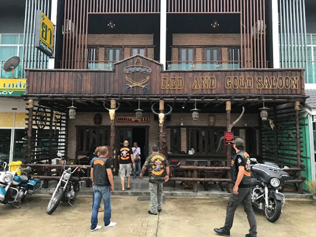 RED AND GOLD SALOON