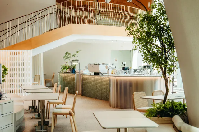 CHER AQUA 玳.瀞 tea and food space in Taichung National Opera House