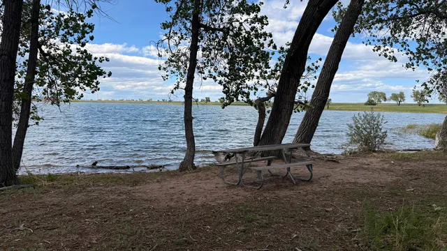 Lake Ladora sitting area