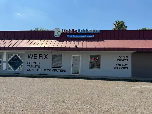 Mobile Addiction San Dario Ave. "next to Laredo Morning Times" Cell Phone, Tablet, Computer, Game Console Repair