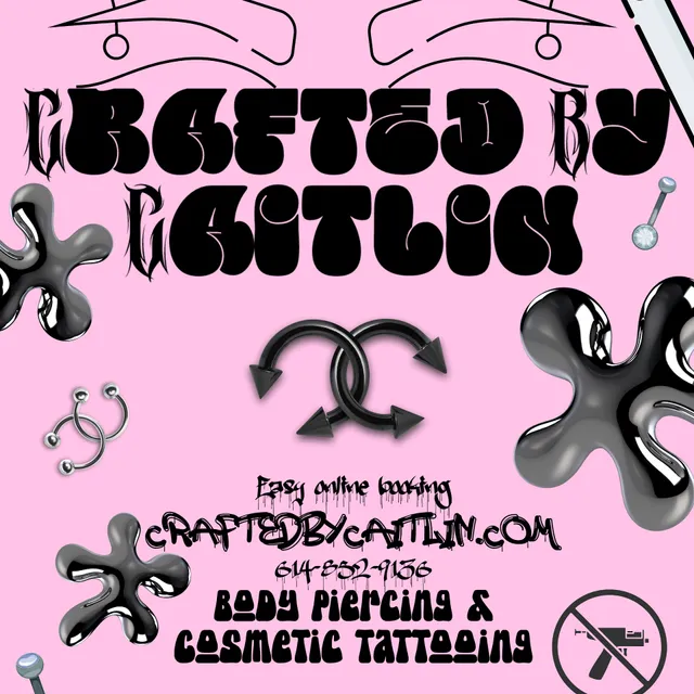 Crafted by Caitlin: Body Piercing & Cosmetic Tattooing