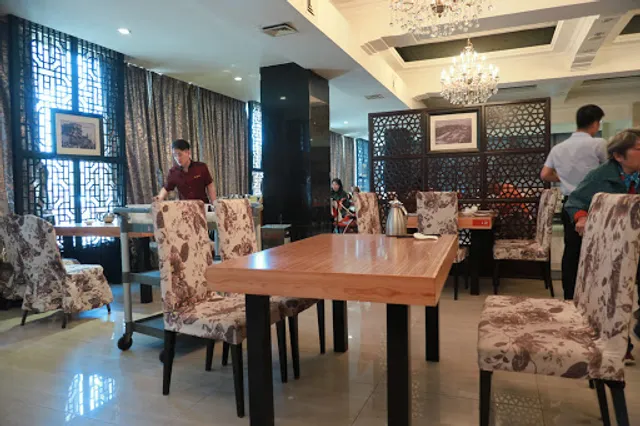 Full Hall Red Dining Room