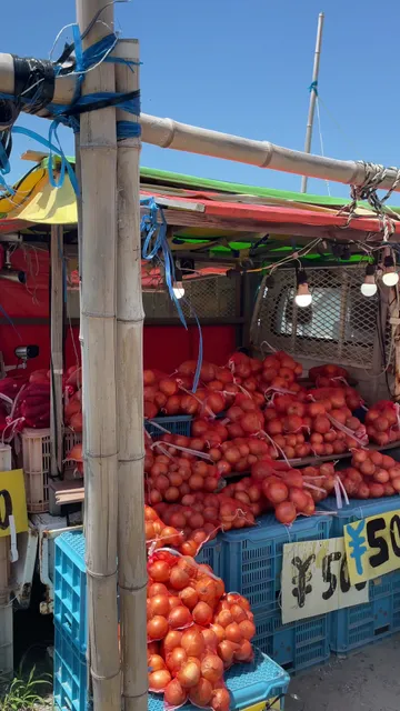 無人玉ねぎ販売