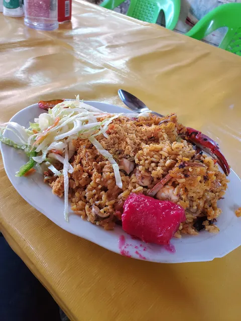 Mariscos en el mercado