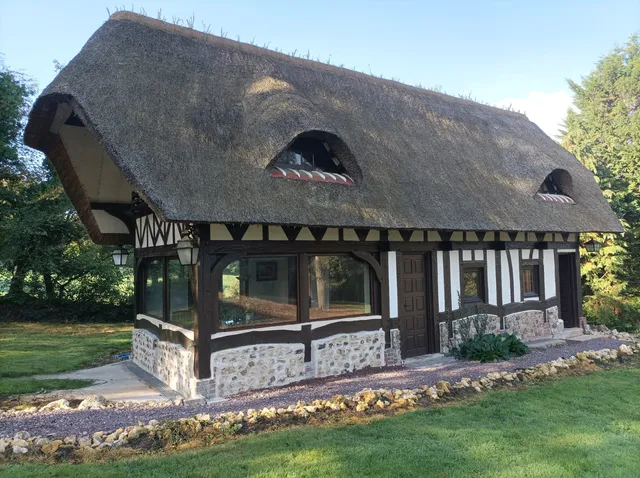 Gîte Les Chaumières de Fort Moville - Location de Vacances avec Piscine Chauffée 27 Eure Normandie Honfleur