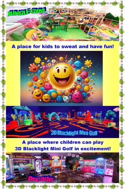 Hudson GNG - Jungle Gym Indoor Playground & 3D Blacklight Mini Golf, Arcade & Event Birthday Party