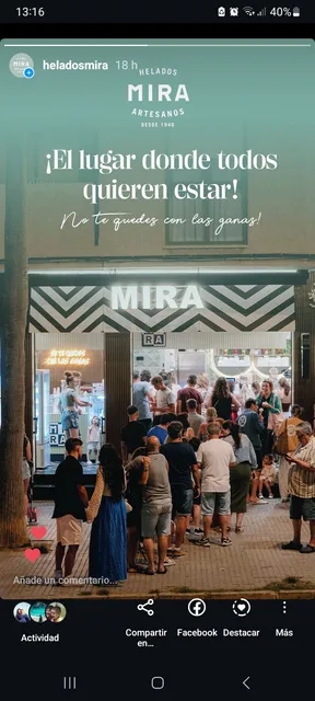 Helados Mira artesanos desde 1946